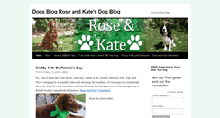 Desktop Screenshot of blog.roseandkate.com